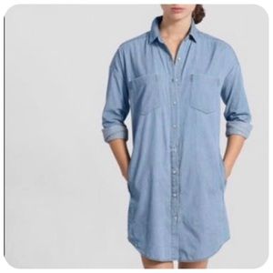 Everlane Denim Shirt Dress M